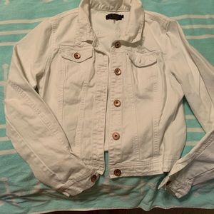 White Denim Jacket